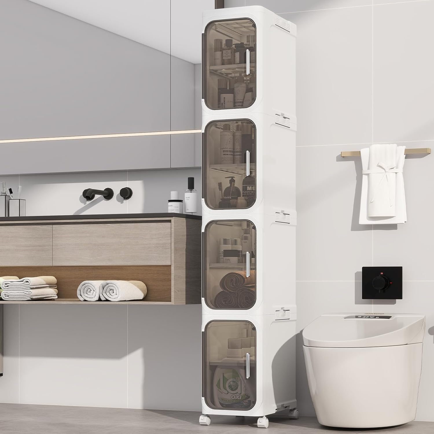 Slim Bathroom Storage Solution