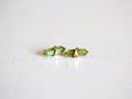 Crest Studs - Peridot
